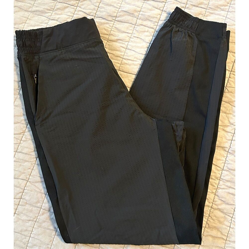 Athleta Women's Textured Brooklyn Joggers Black Size 4